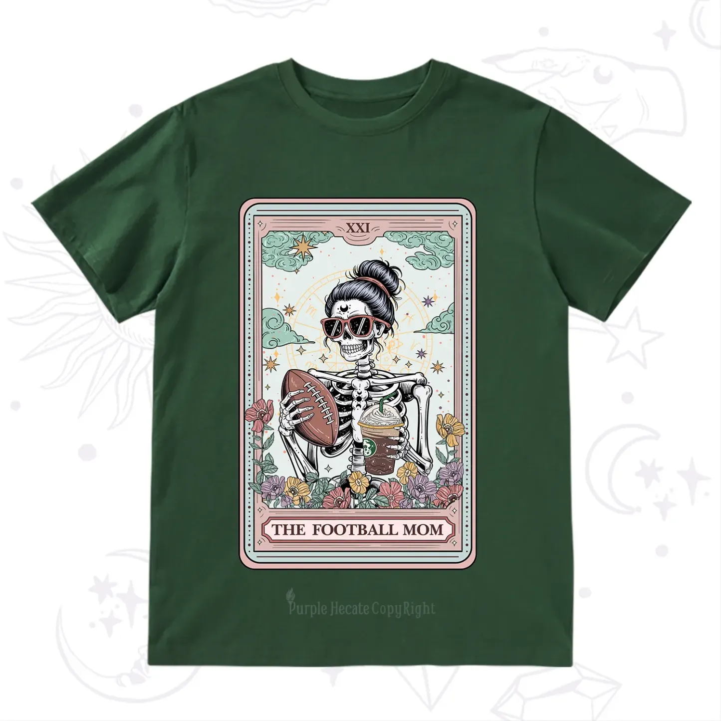 Purplehecate The Football Mom Tarot T-Shirt