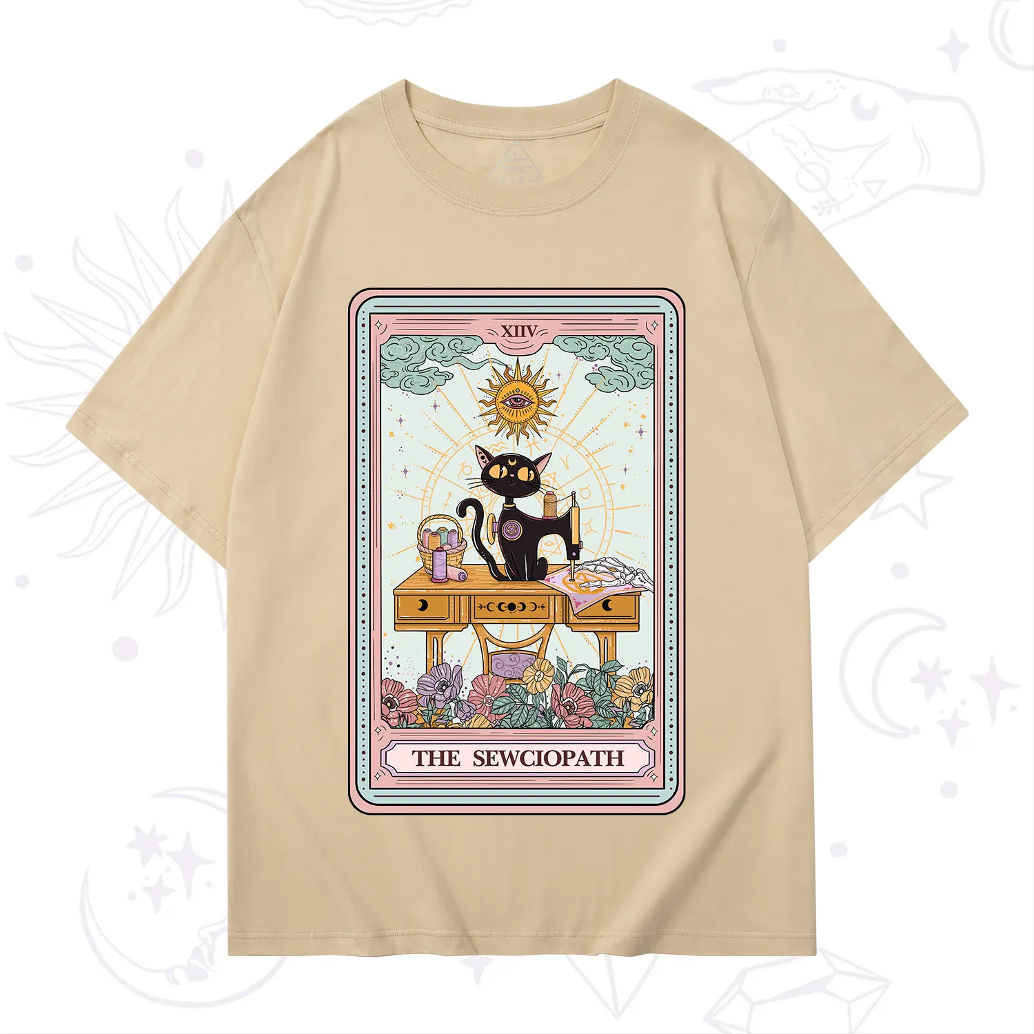 Purplehecate The Sewciopath Tarot Card T-Shirt