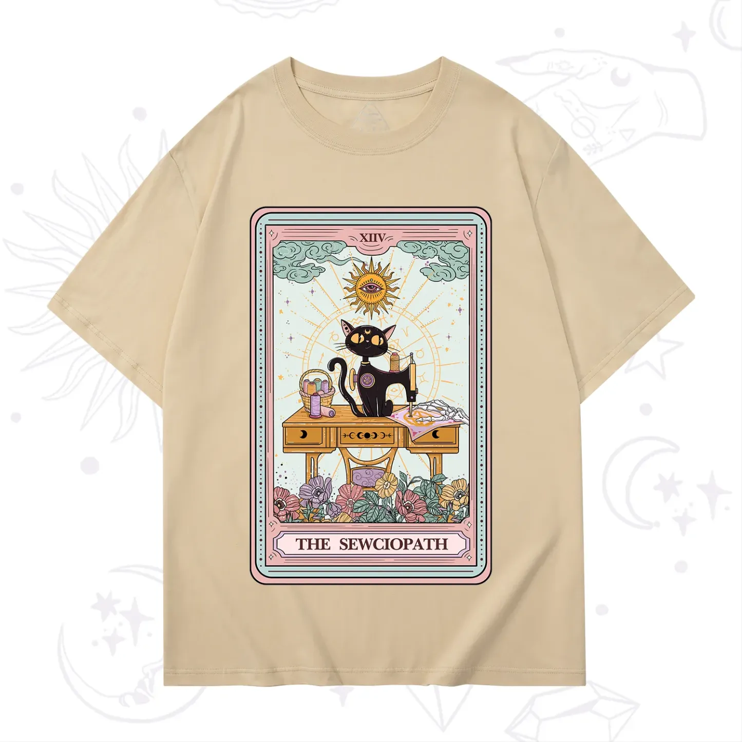 Purplehecate The Sewciopath Tarot Card T-Shirt