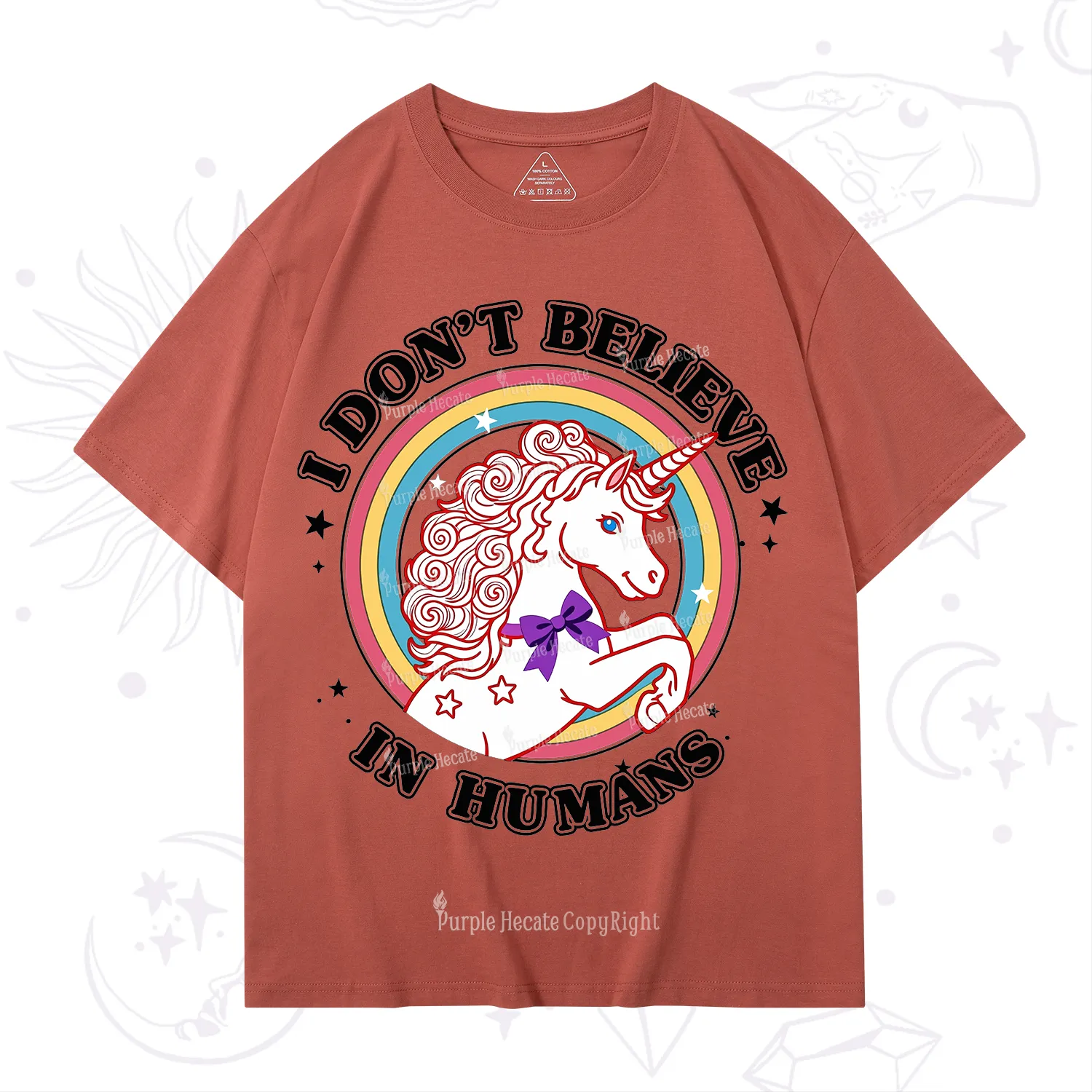 Purplehecate I Don't Believe In Humans T-Shirt