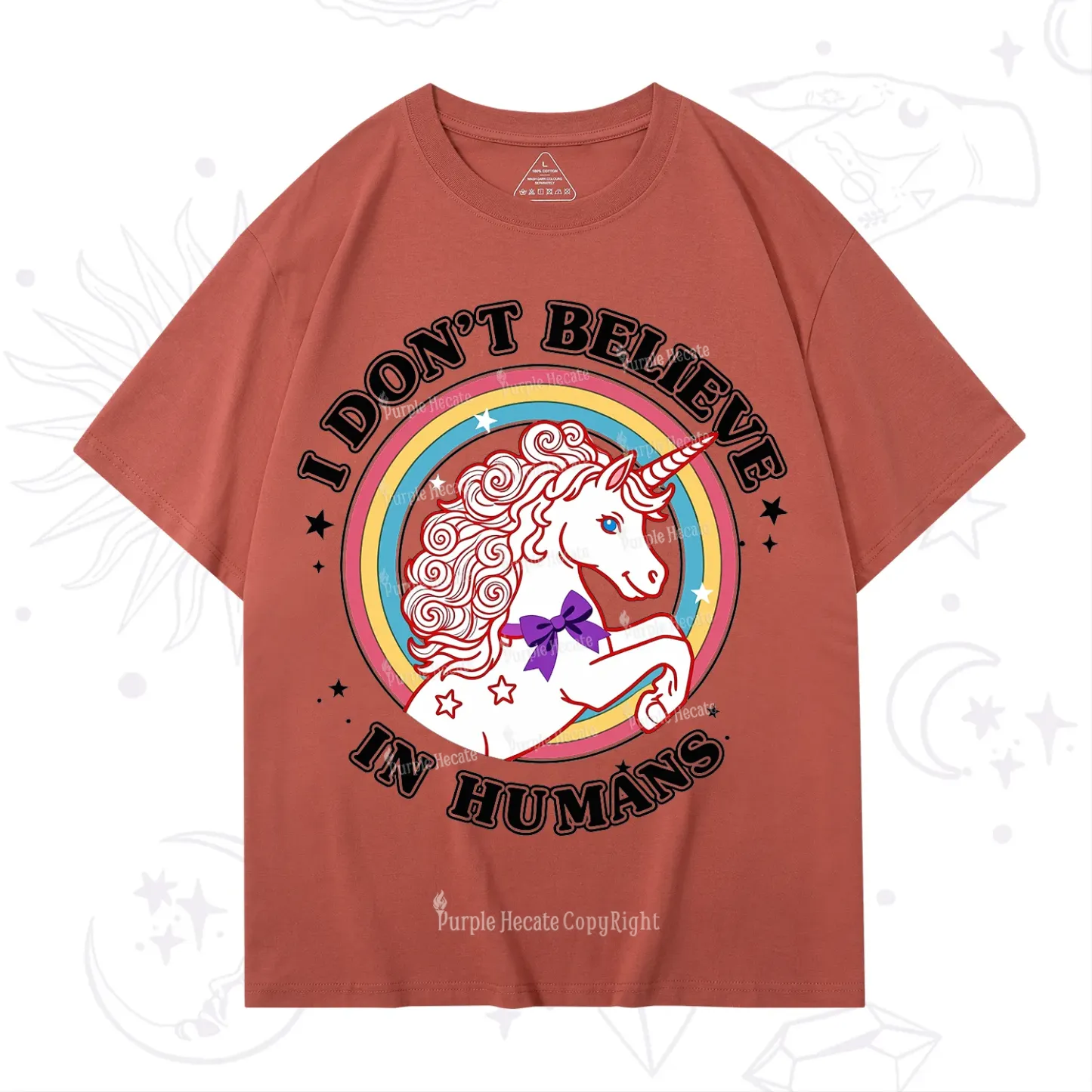 Purplehecate I Don't Believe In Humans T-Shirt
