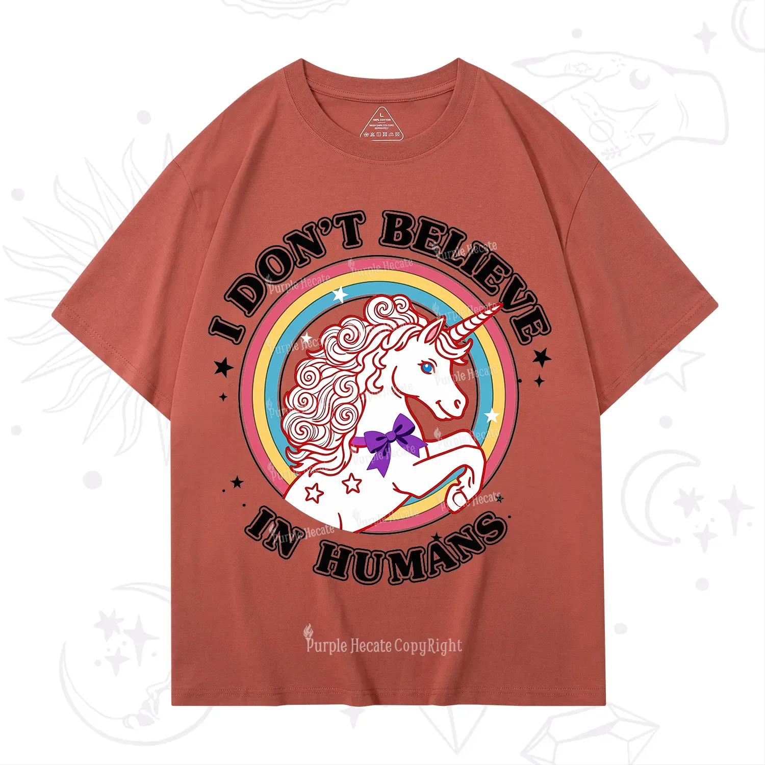 Purplehecate I Don't Believe In Humans T-Shirt