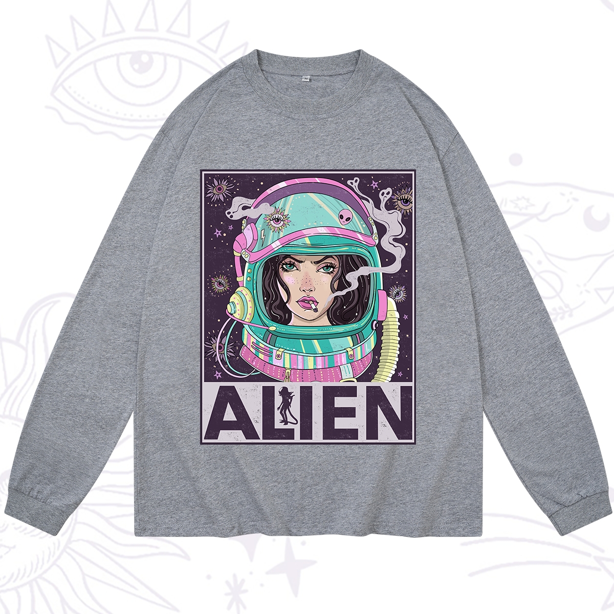 Purplehecate Galactic Encounter Long Sleeve T-Shirt