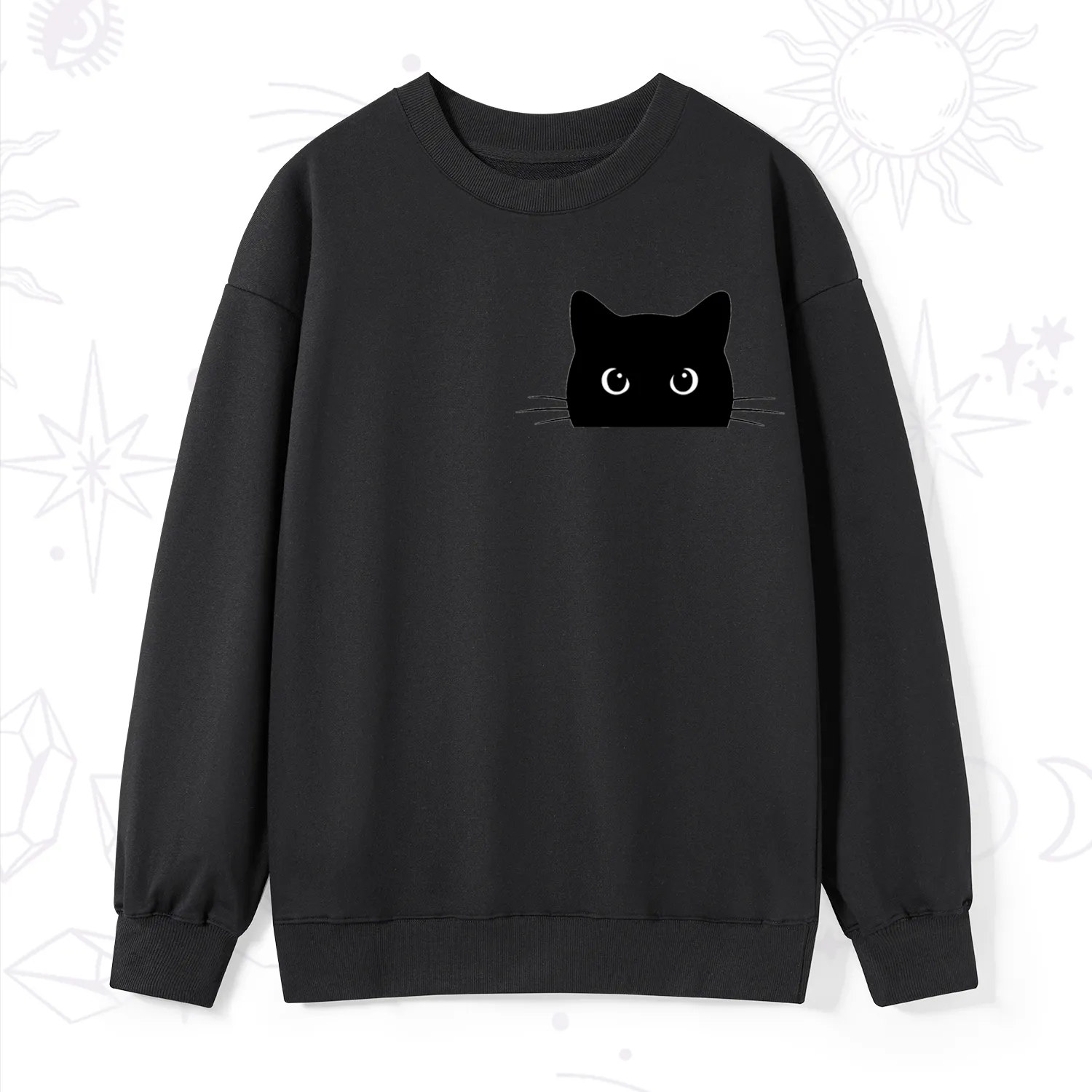 Purplehecate Black Cat Sweatshirt