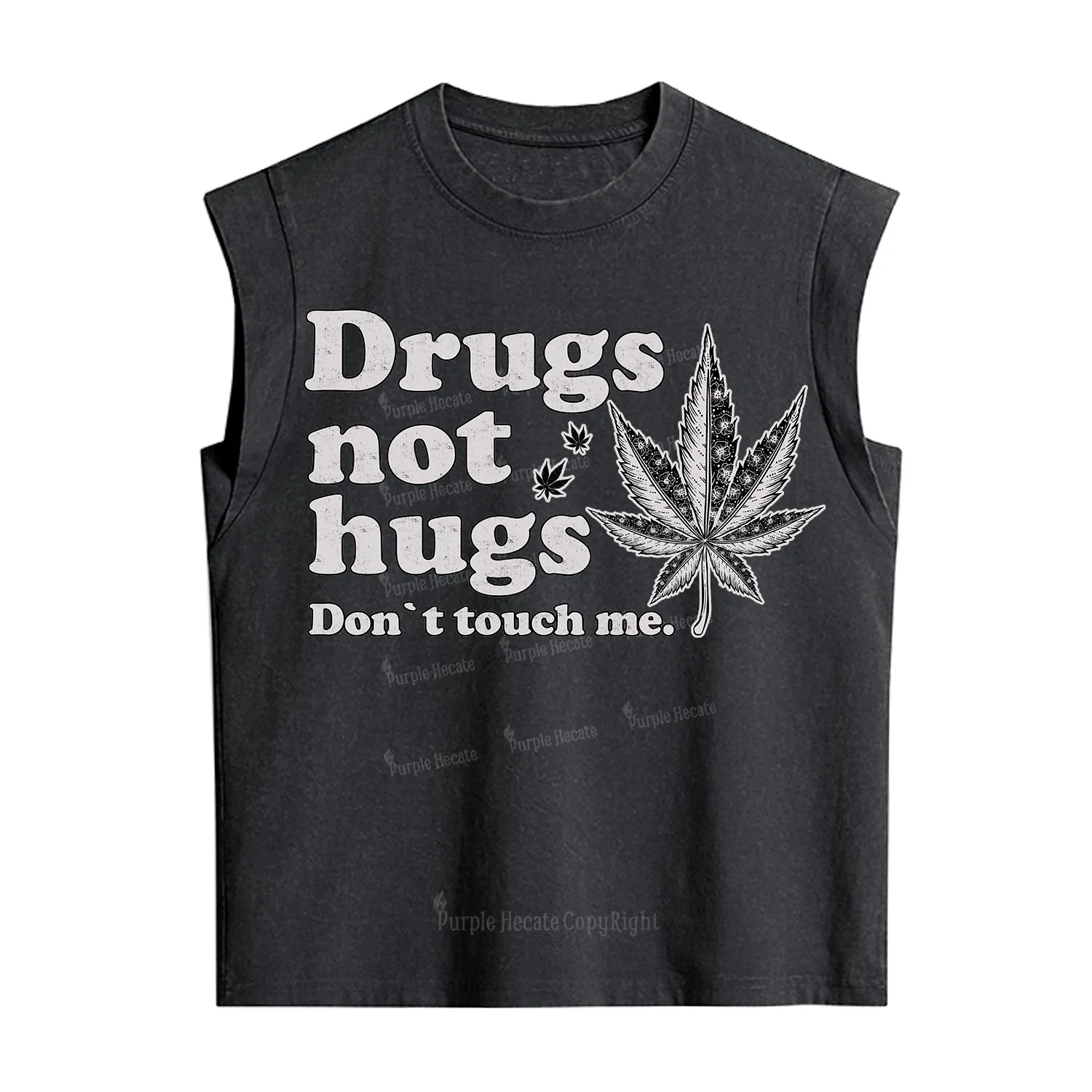 Purplehecate Don't Touch Me Vintage Washed Tank
