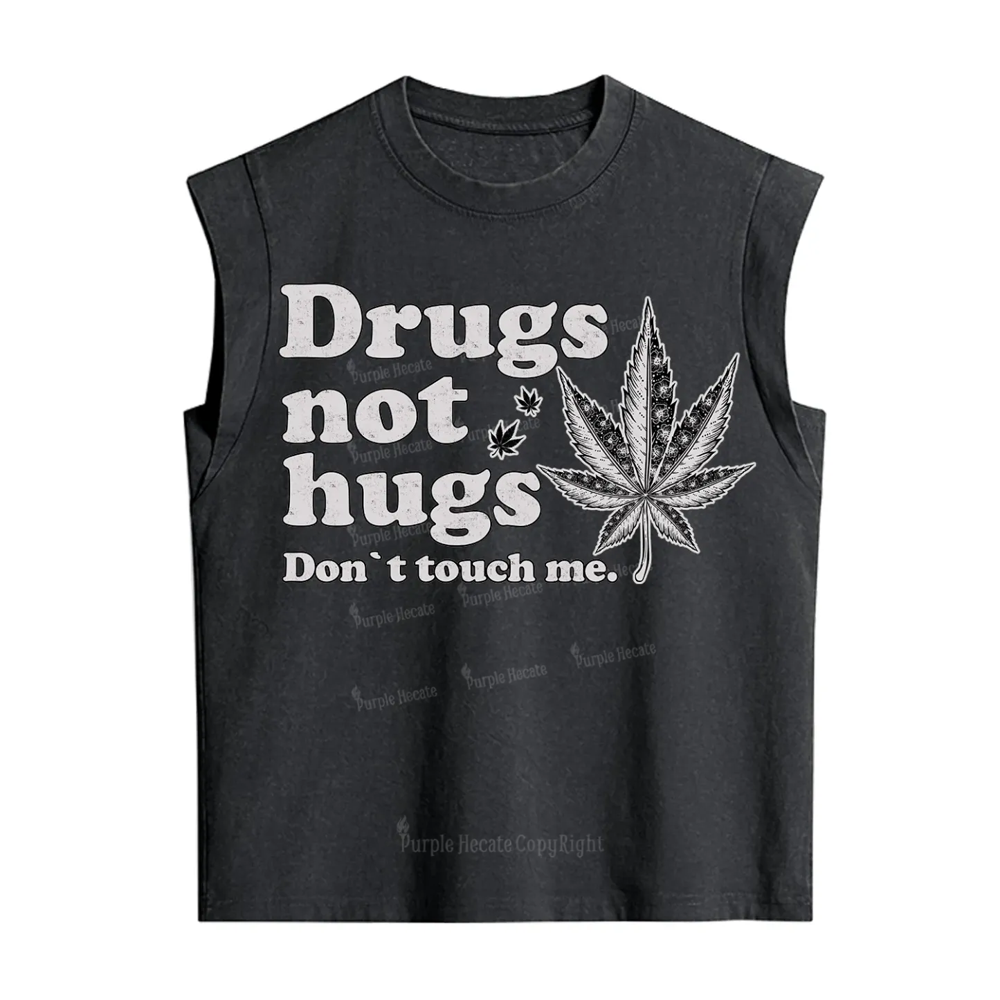 Purplehecate Don't Touch Me Vintage Washed Tank