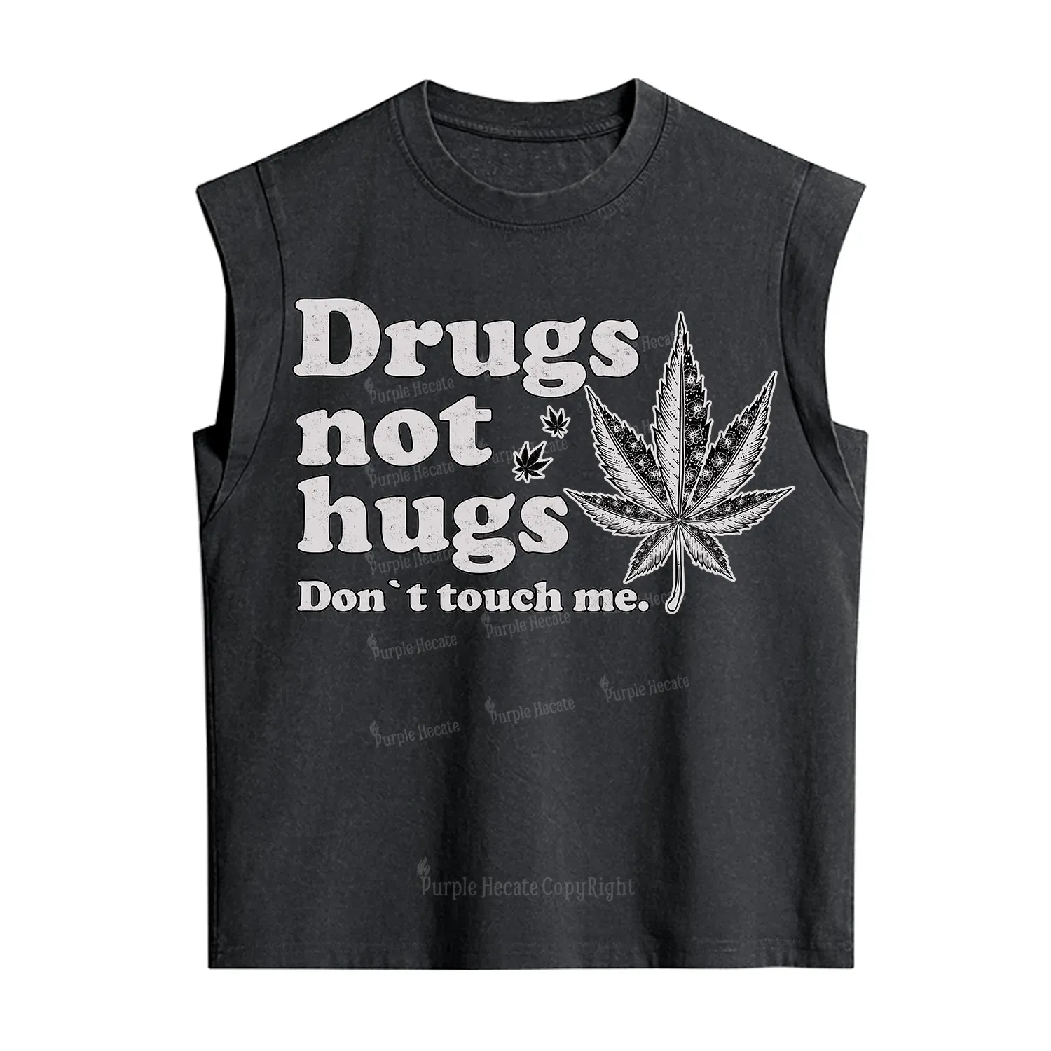 Purplehecate Don't Touch Me Vintage Washed Tank