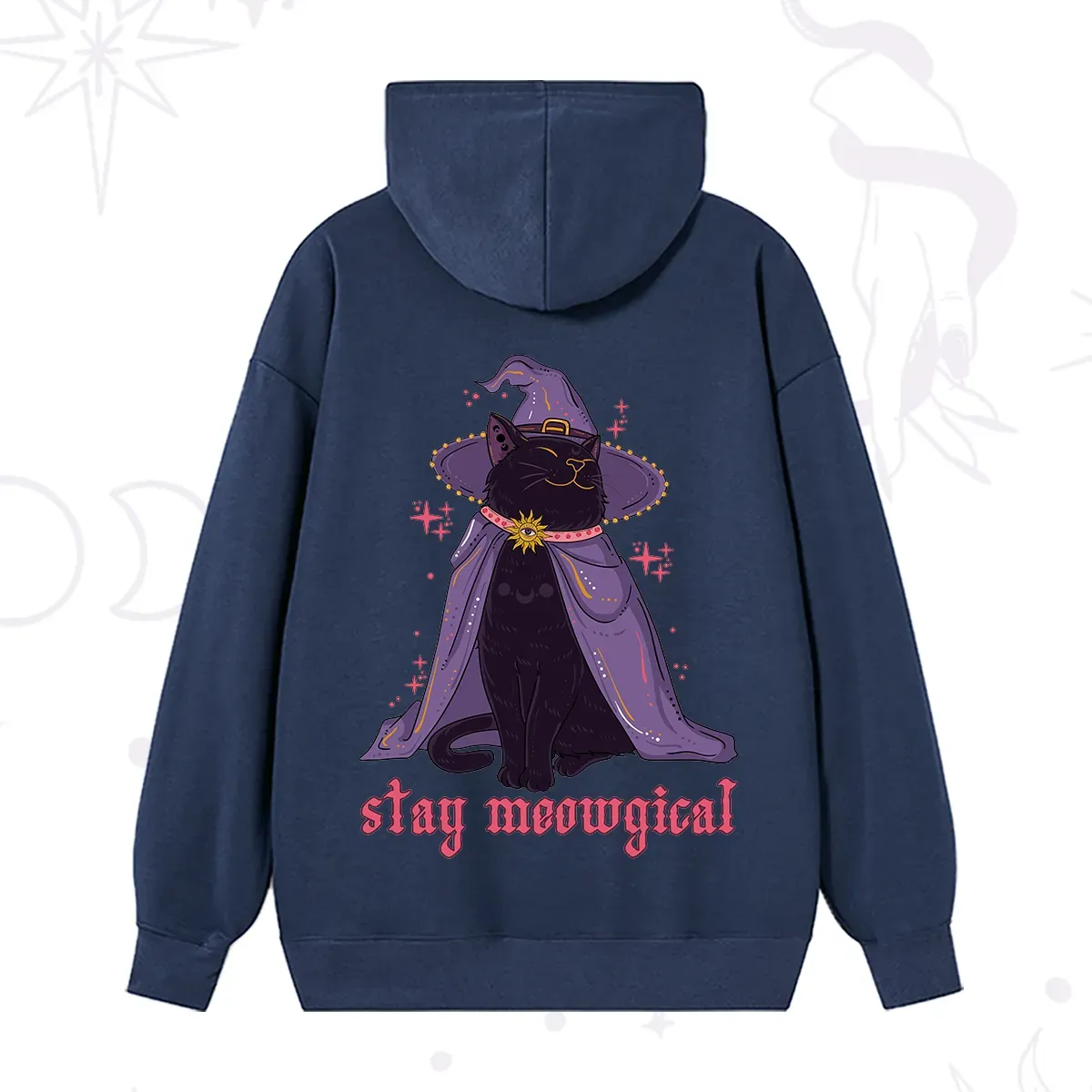 Purplehecate Stay Meowgical Cat Hoodie