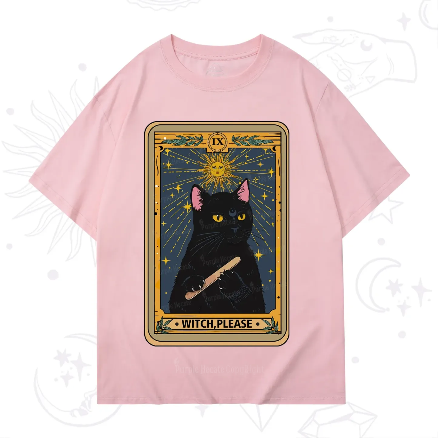 Purplehecate The Witch Please Tarot T-Shirt