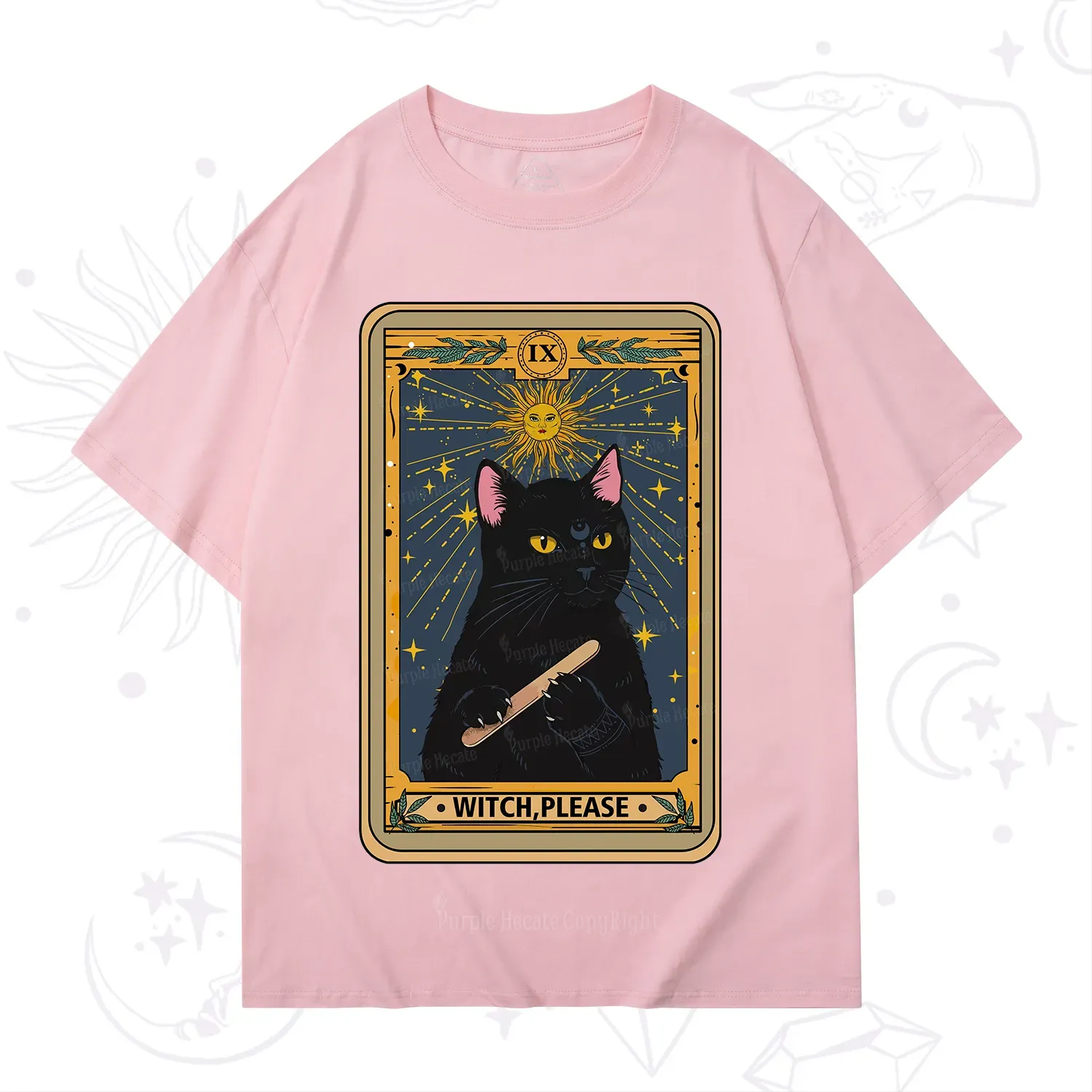 Purplehecate The Witch Please Tarot T-Shirt