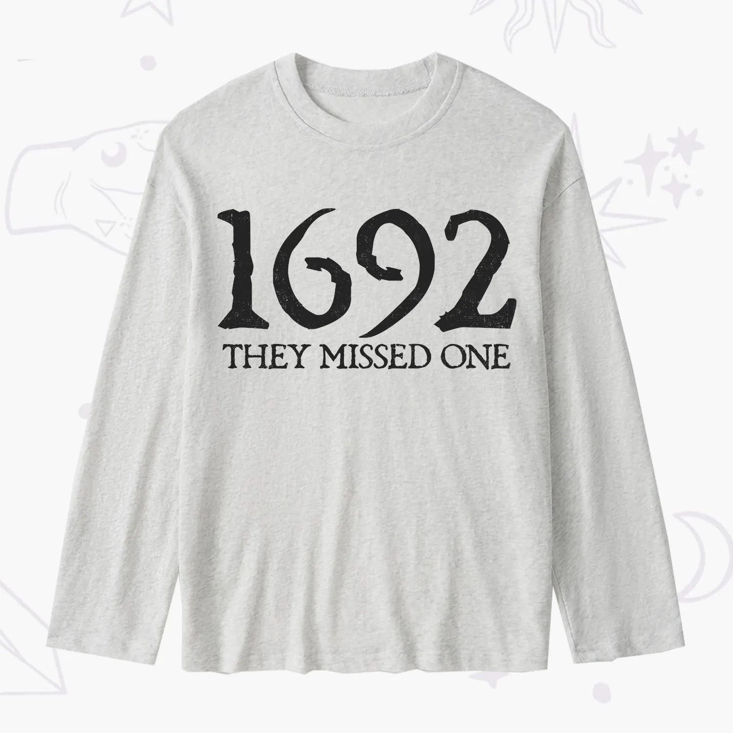 Purplehecate 1692 They Missed One Slub Long Sleeve T-Shirt