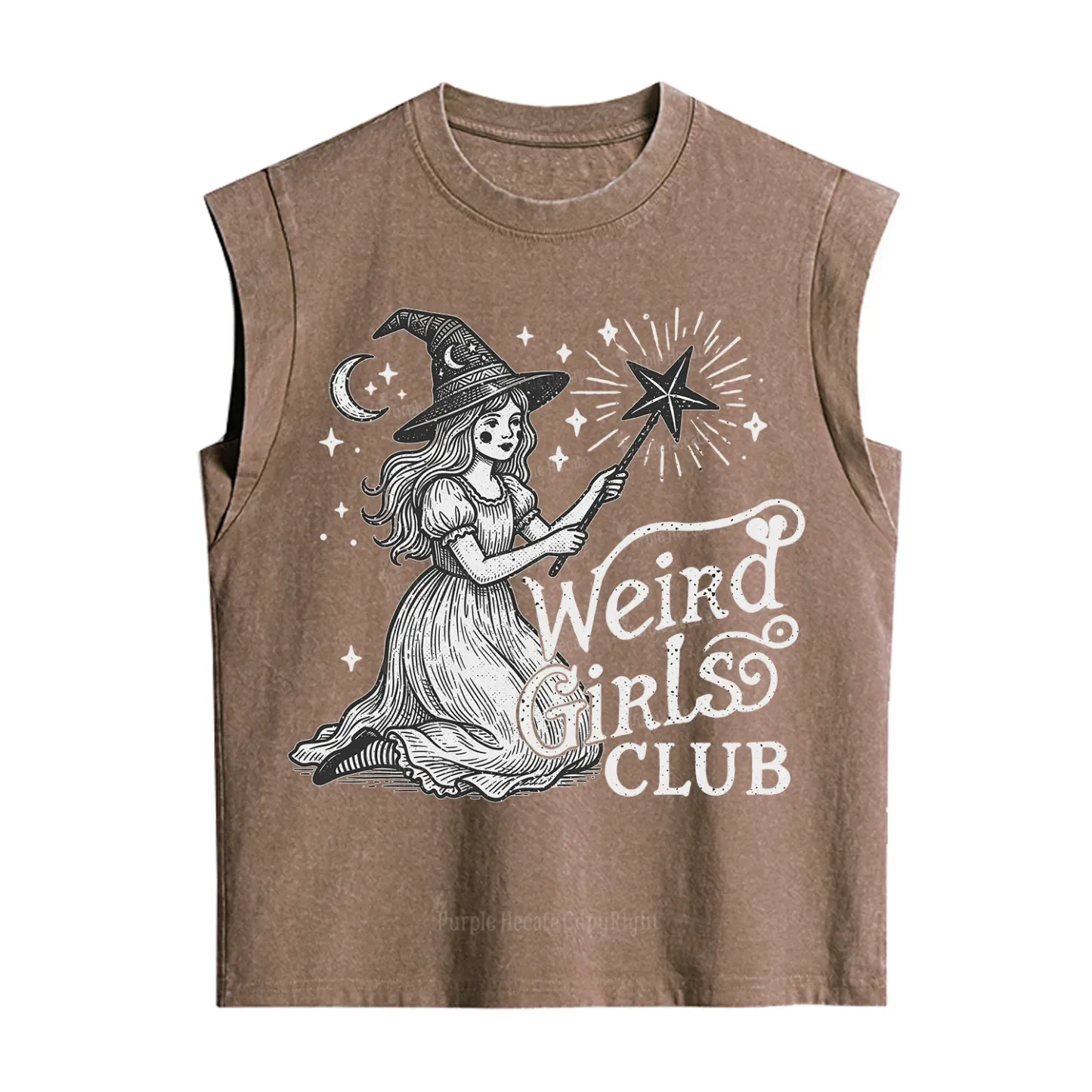 Purplehecate Weird Girls Club Vintage Washed Tank