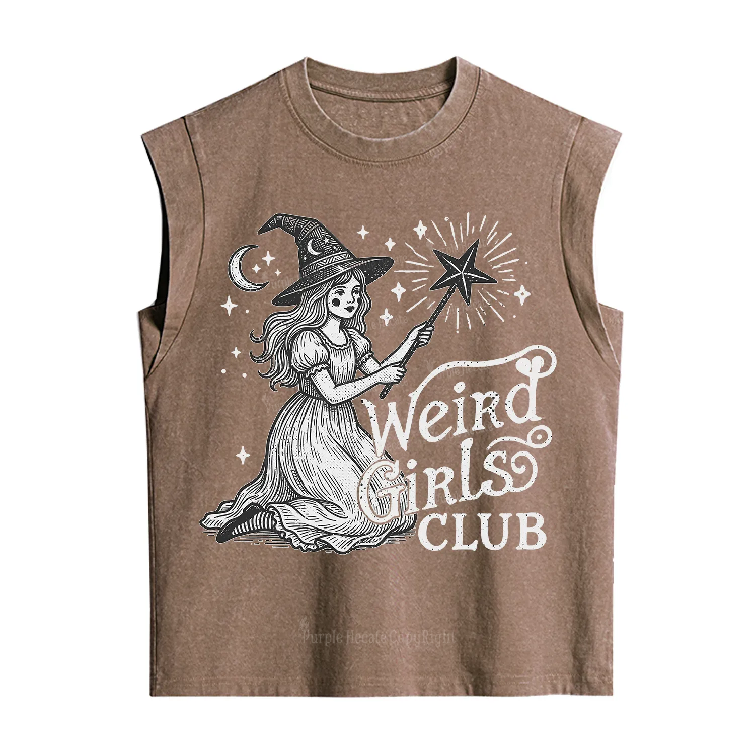 Purplehecate Weird Girls Club Vintage Washed Tank