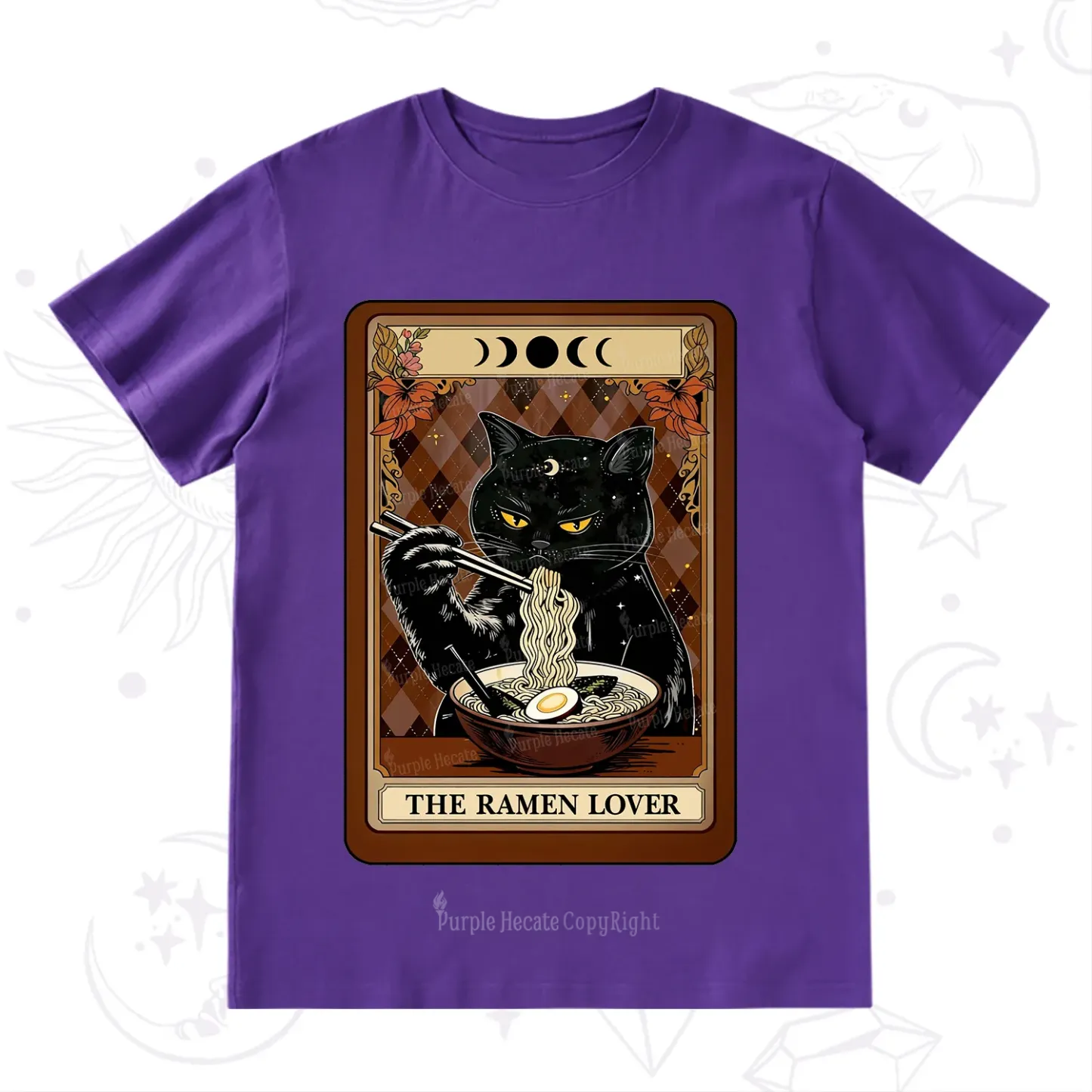 Purplehecate The Ramen Lover Tarot T-Shirt