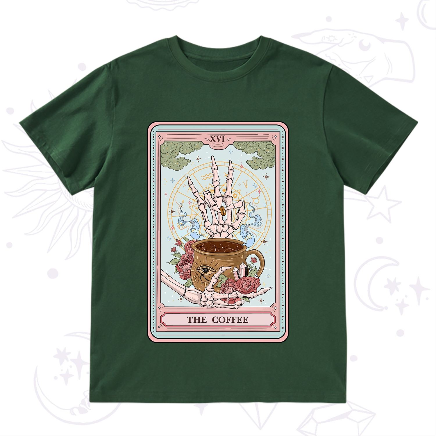 Purplehecate The Coffee Tarot T-Shirt