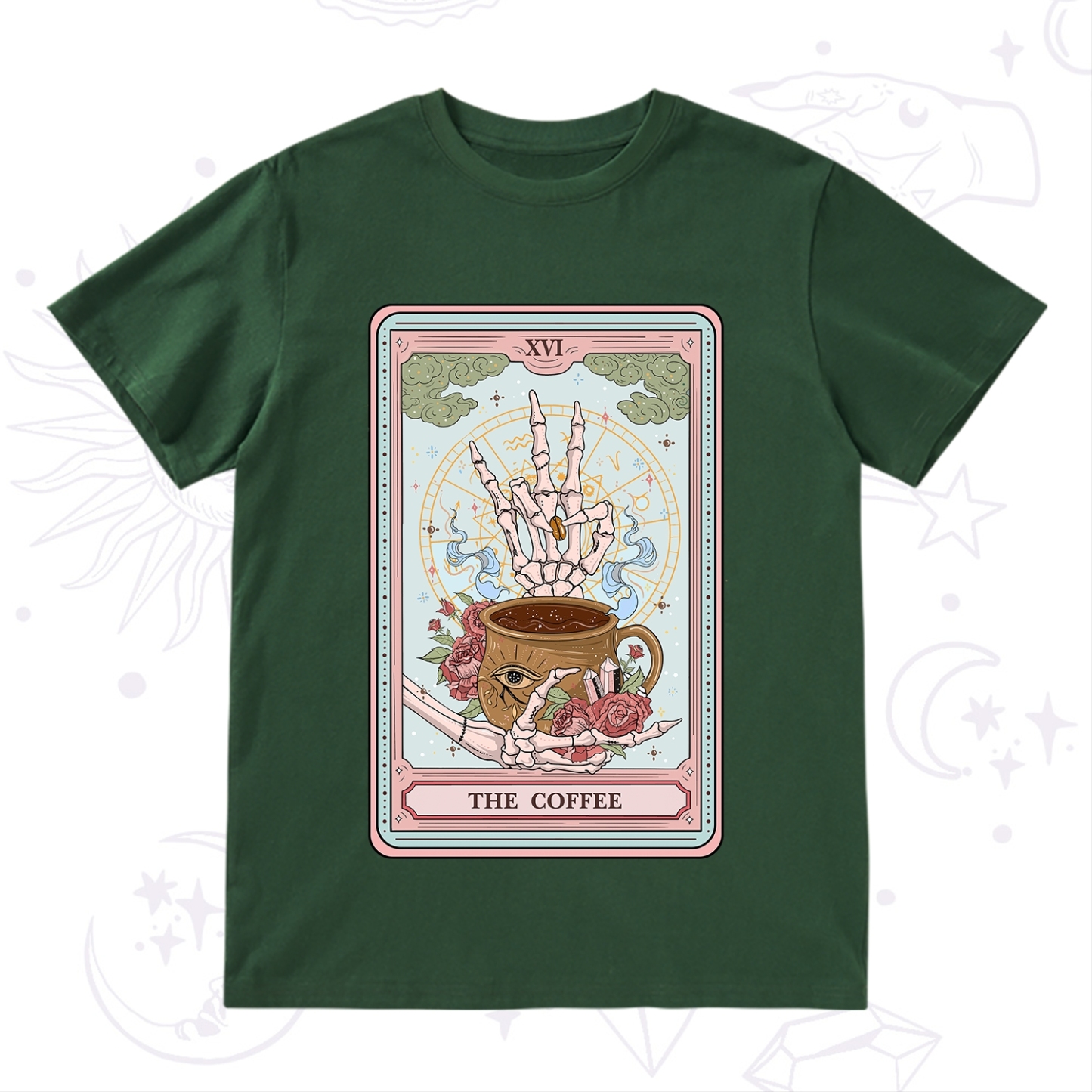Purplehecate The Coffee Tarot T-Shirt