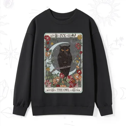 Purplehecate The Owl Tarot Sweatshirt
