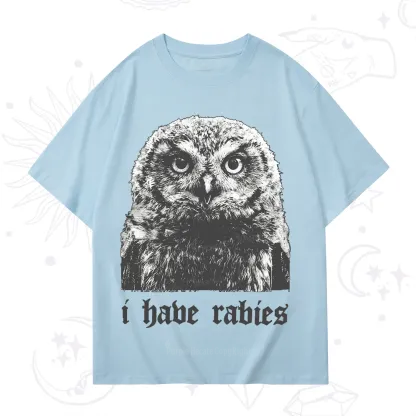 Purplehecate I Have Rabies Owl T-Shirt