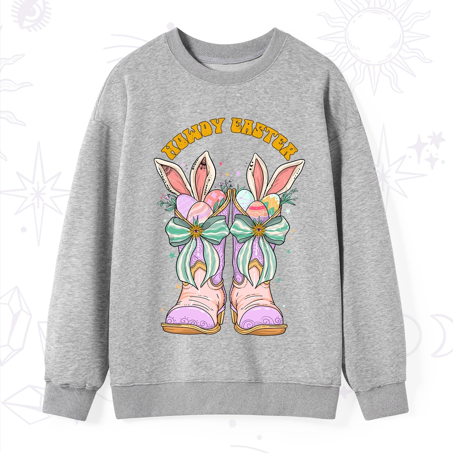 Purplehecate Howdy Easter Sweatshirt