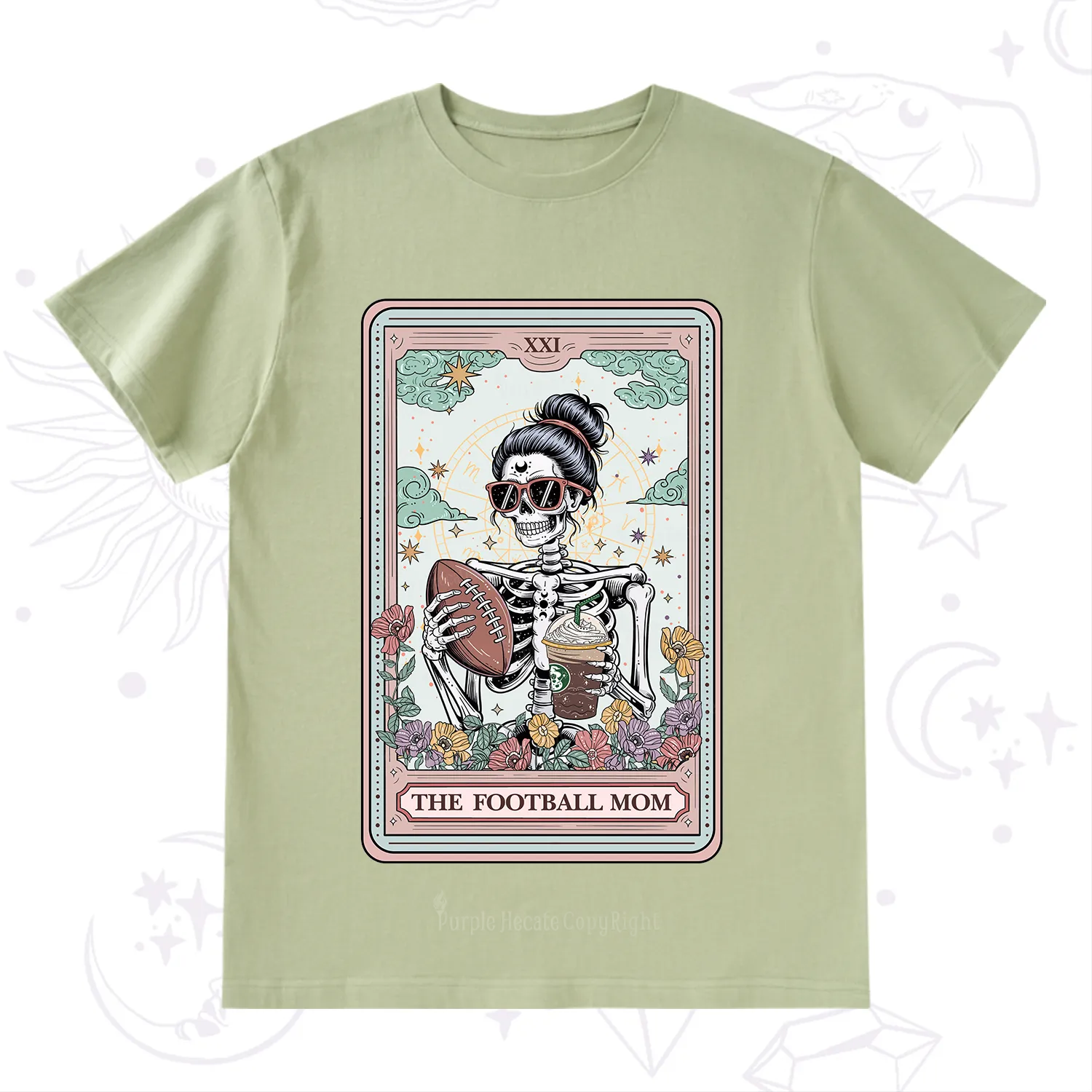 Purplehecate The Football Mom Tarot T-Shirt