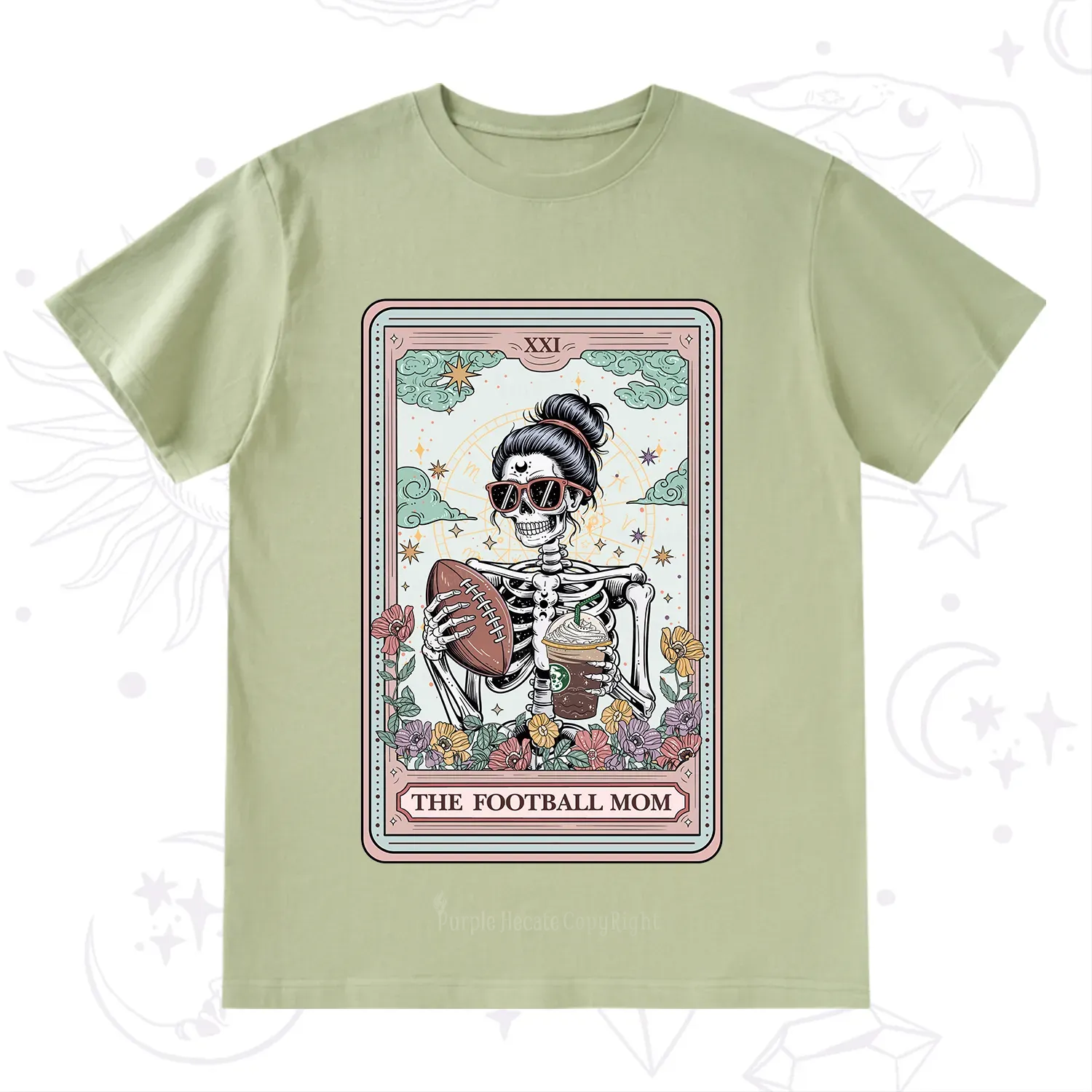 Purplehecate The Football Mom Tarot T-Shirt