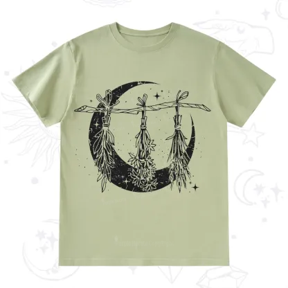 Purplehecate Witchy Moon Herbs T-Shirt