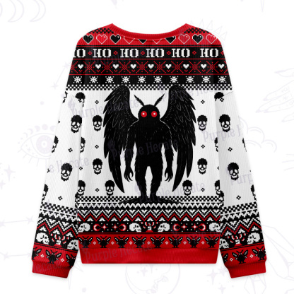 Purplehecate The Mothmen Ugly Christmas Sweatshirts