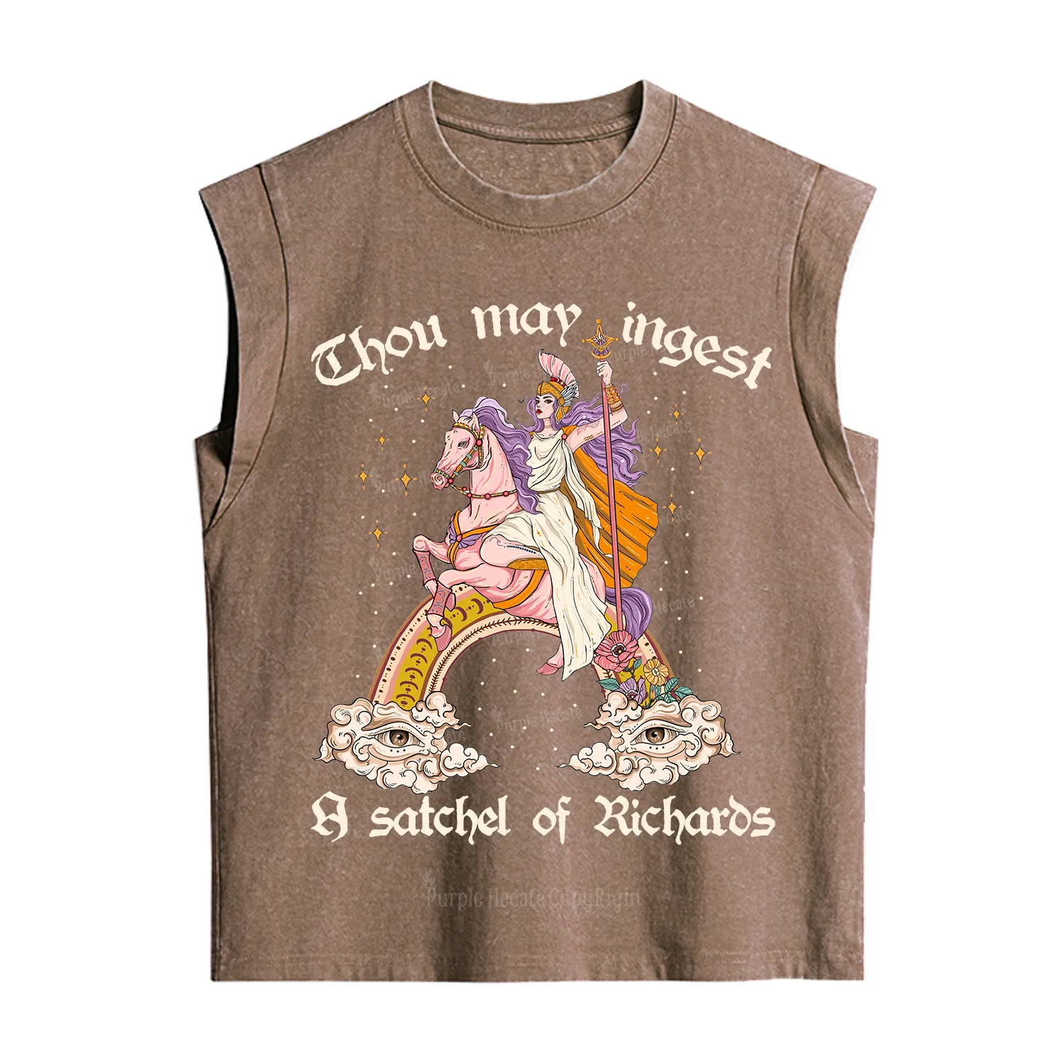 Purplehecate Thou may ingest a satchel of Richards Vintage Washed Tank