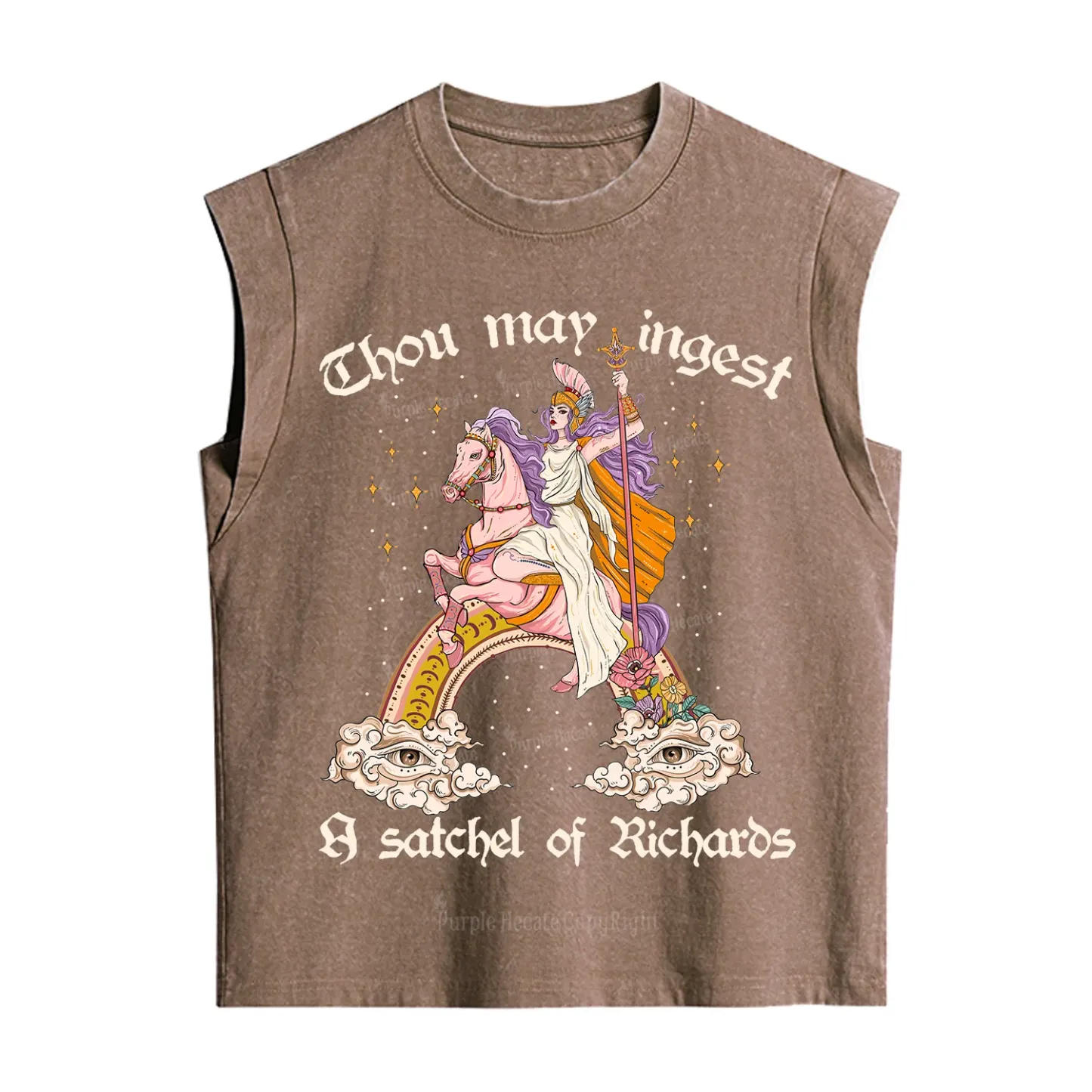 Purplehecate Thou may ingest a satchel of Richards Vintage Washed Tank
