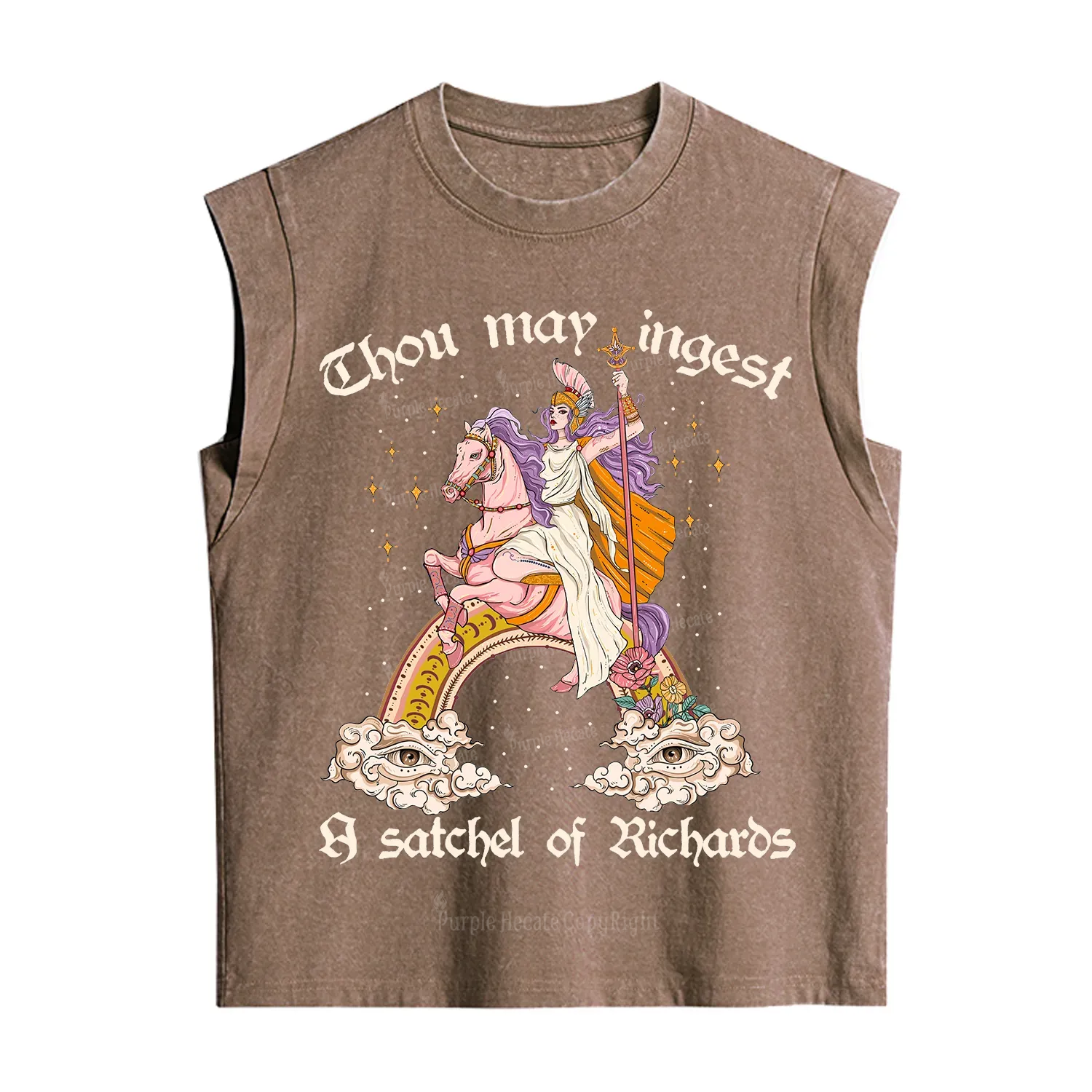 Purplehecate Thou may ingest a satchel of Richards Vintage Washed Tank
