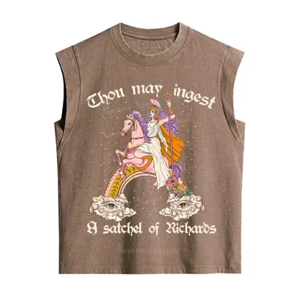 Purplehecate Thou may ingest a satchel of Richards Vintage Washed Tank