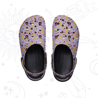 Purplehecate Sorcerer's Skull Rubber Clogs