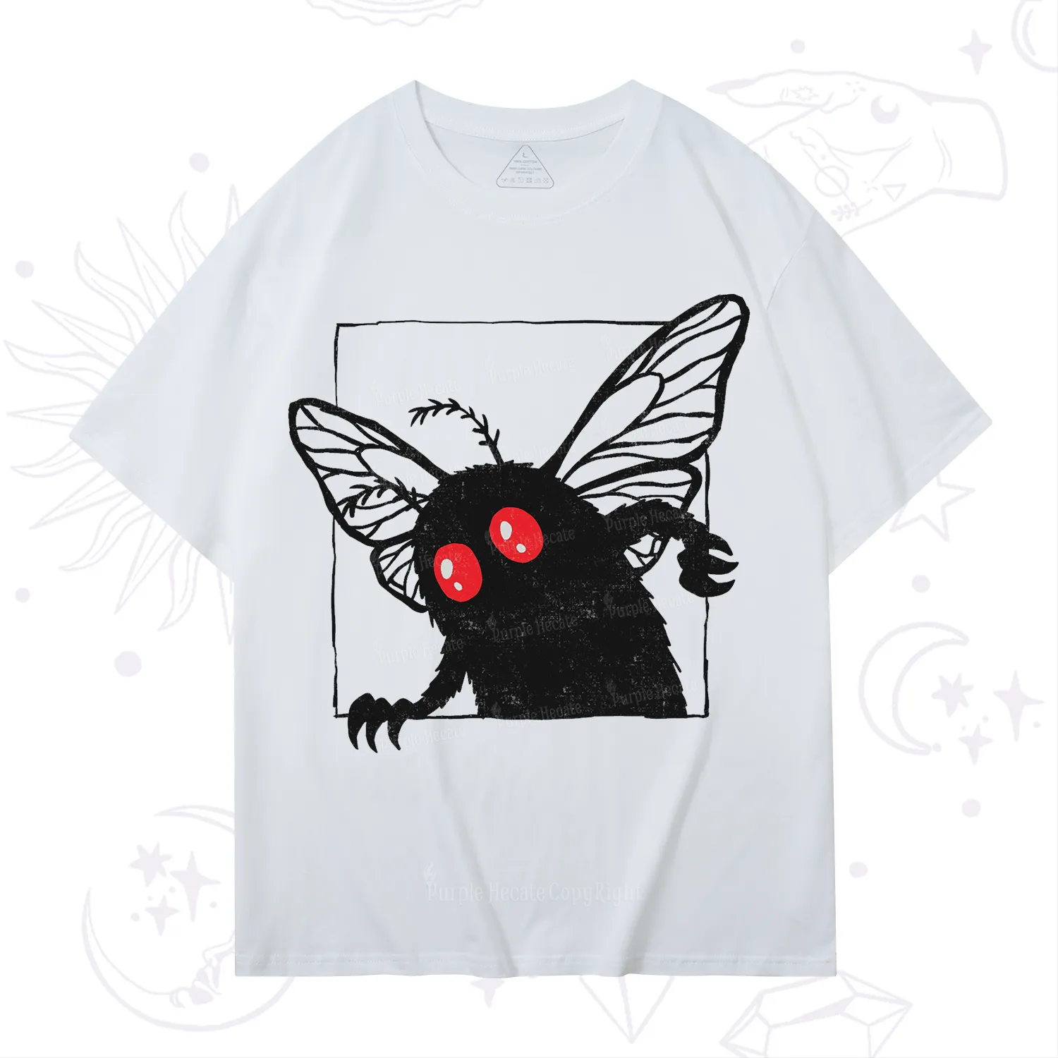 Purplehecate The Curious Mothman T-Shirt
