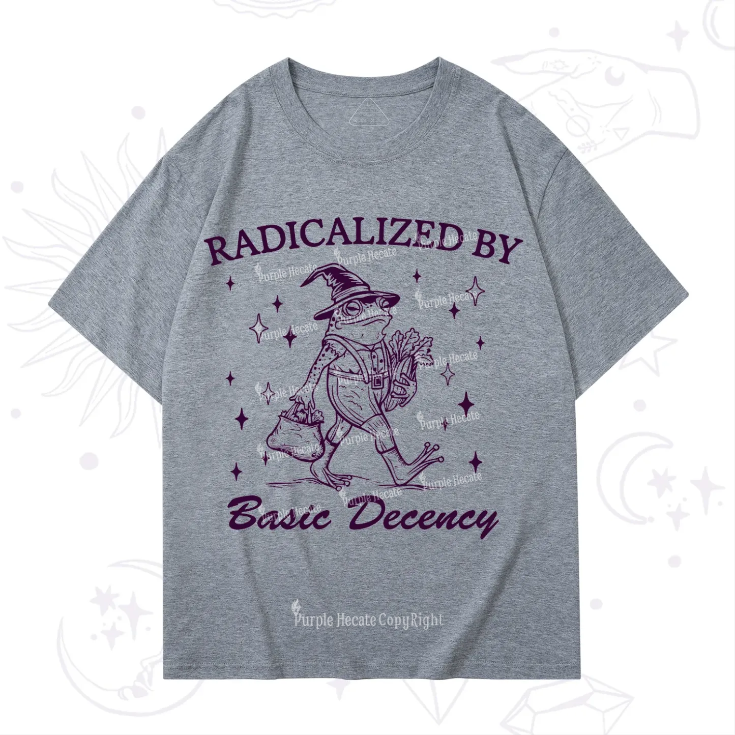 Purplehecate Radicalized By Basic Decency T-Shirt