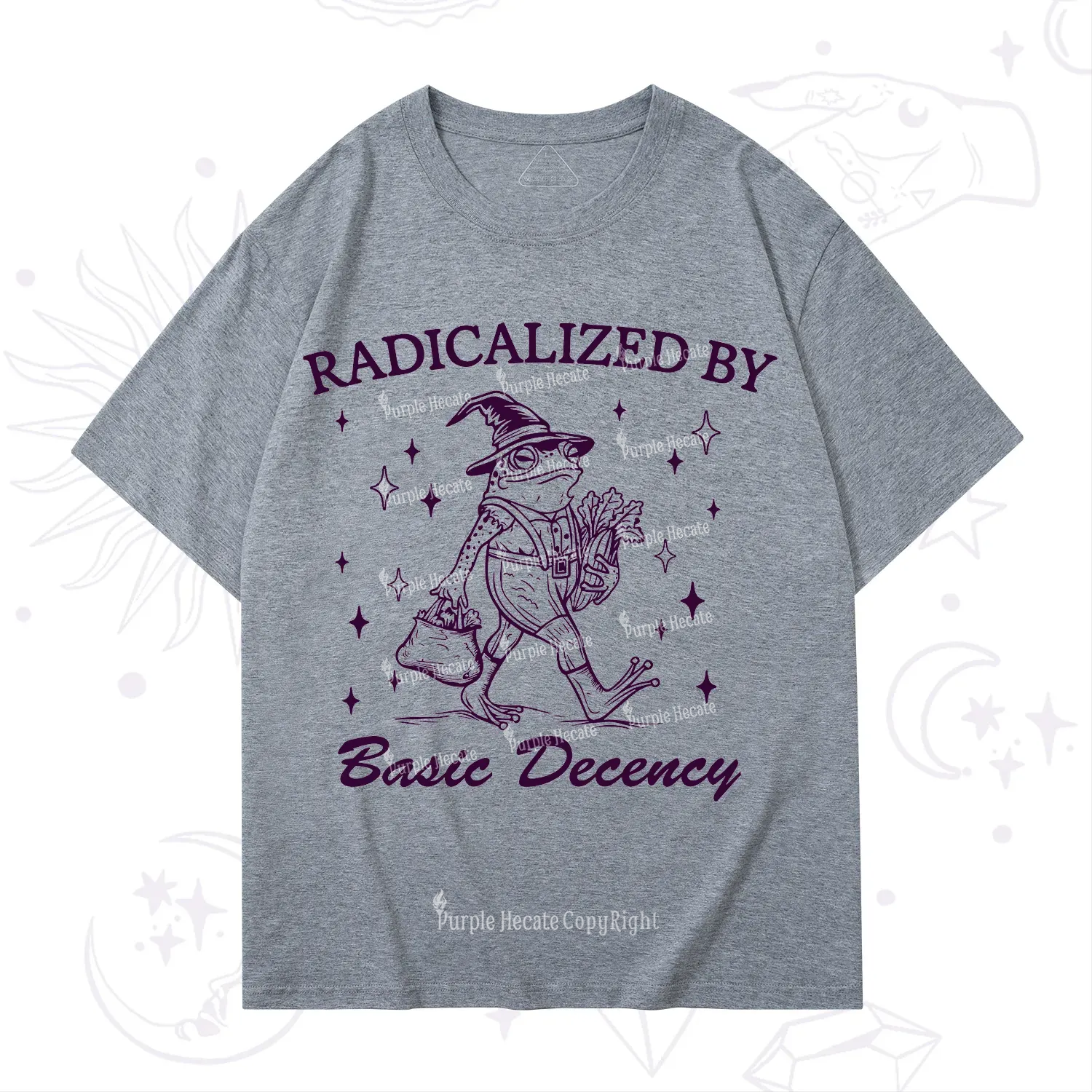 Purplehecate Radicalized By Basic Decency T-Shirt