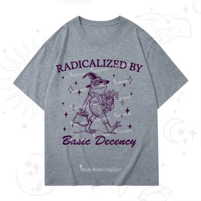 Purplehecate Radicalized By Basic Decency T-Shirt