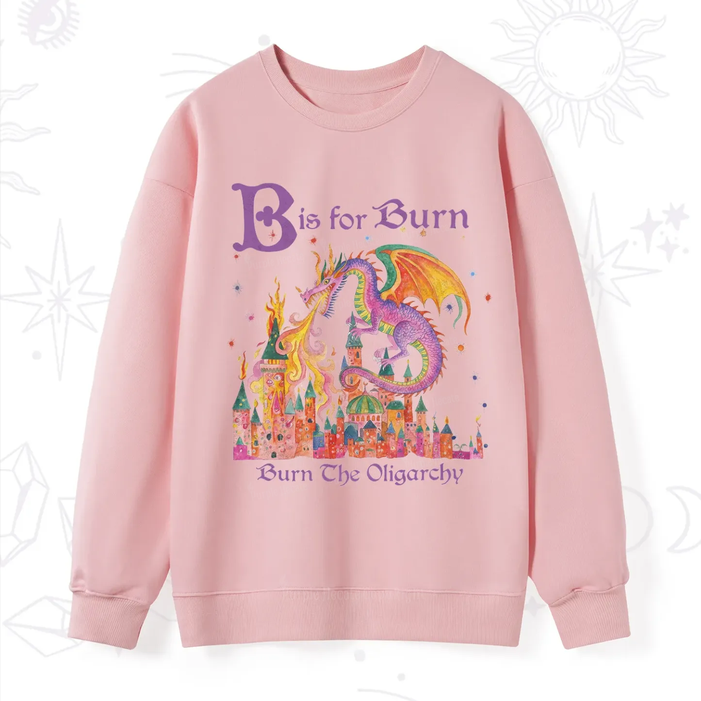 Purplehecate Burn The Oligarchy Sweatshirt