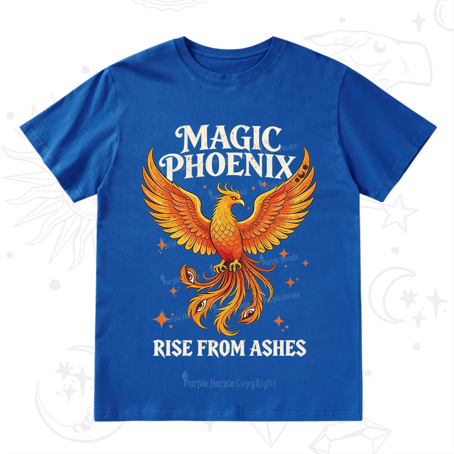 Purplehecate Magic Phoenix Rise From Ashes T-Shirt