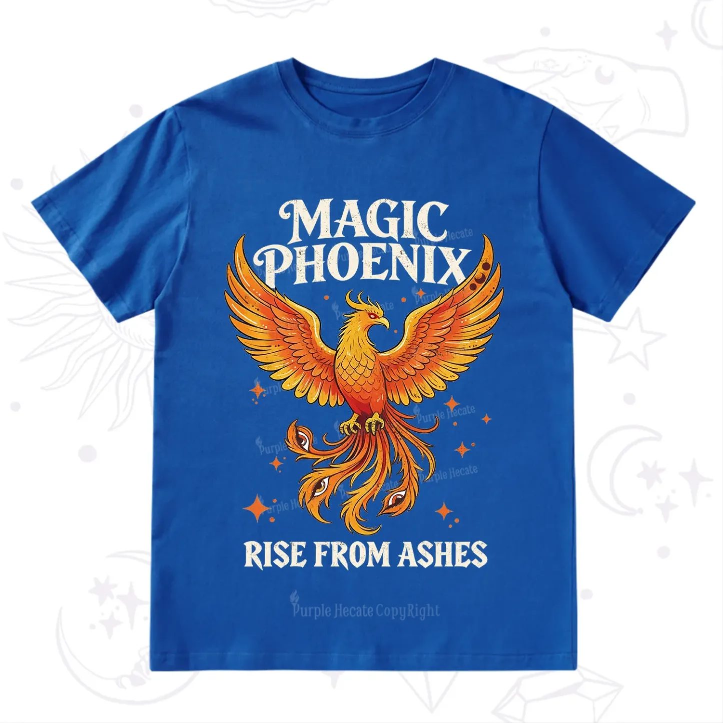 Purplehecate Magic Phoenix Rise From Ashes T-Shirt