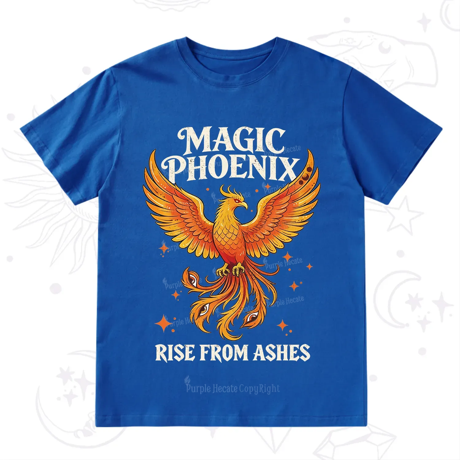 Purplehecate Magic Phoenix Rise From Ashes T-Shirt