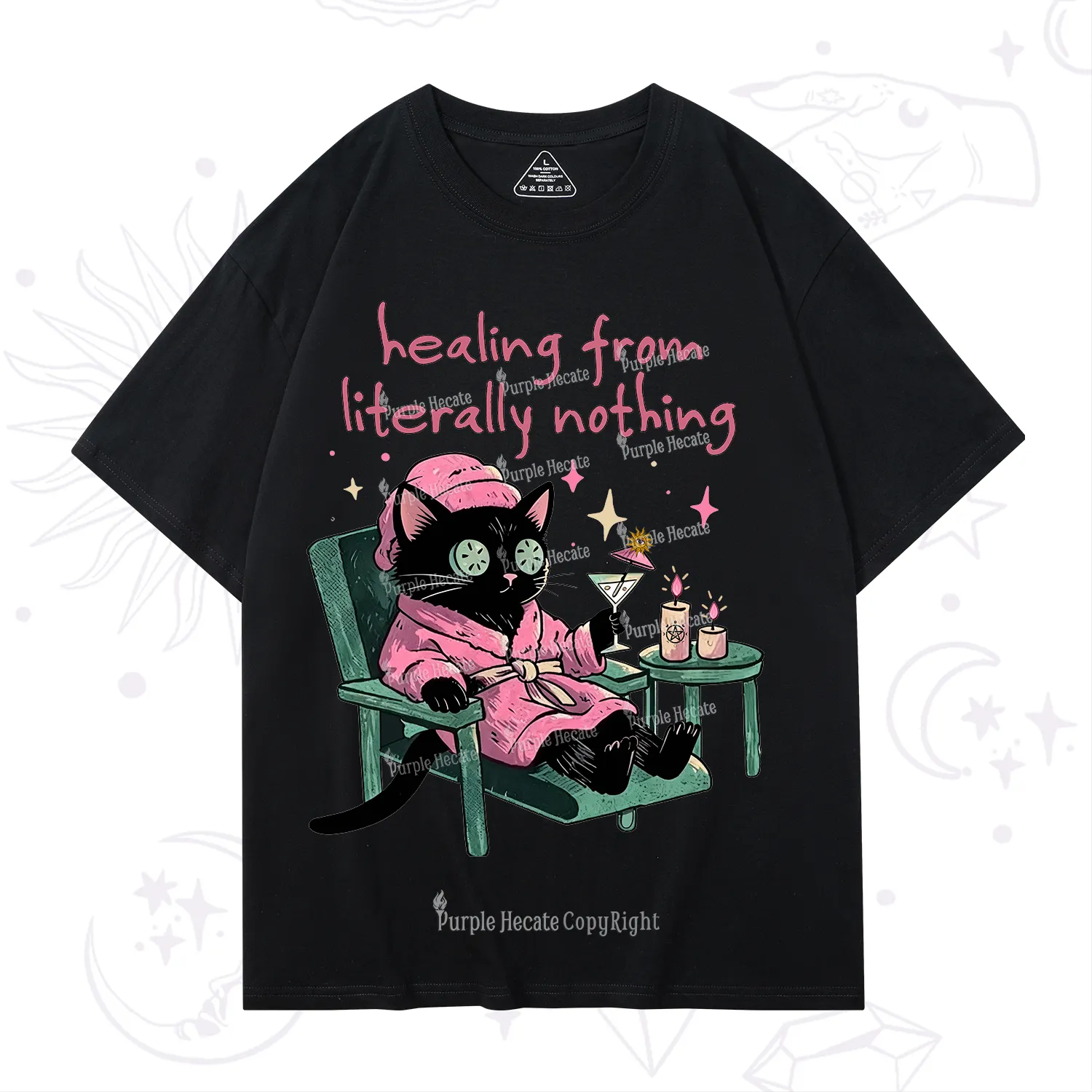 Purplehecate Healing From Literally Nothing T-Shirt