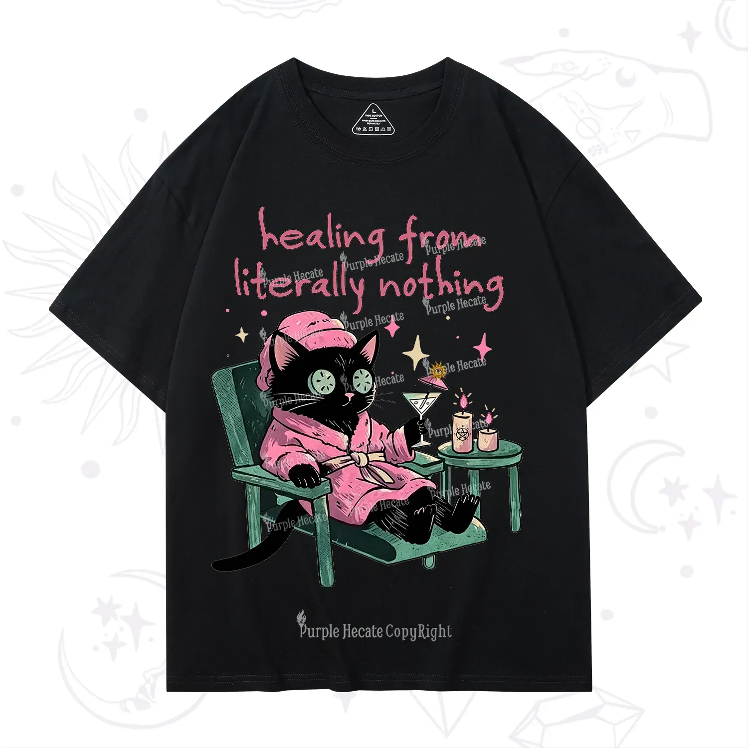 Purplehecate Healing From Literally Nothing T-Shirt