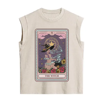 [Copy]Purplehecate Celestial Sun Vintage Washed Tank