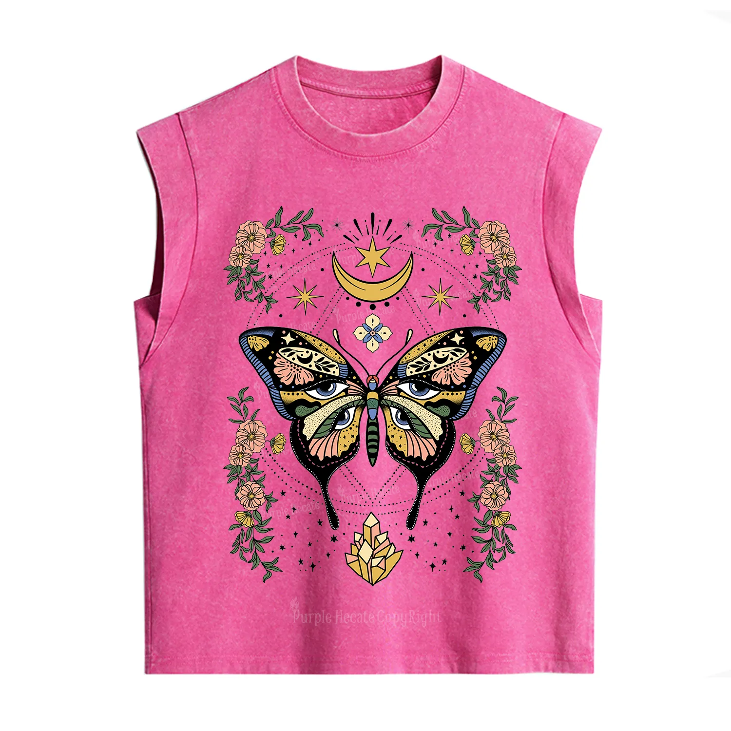 Purplehecate I Am Opening Vintage Washed Tank