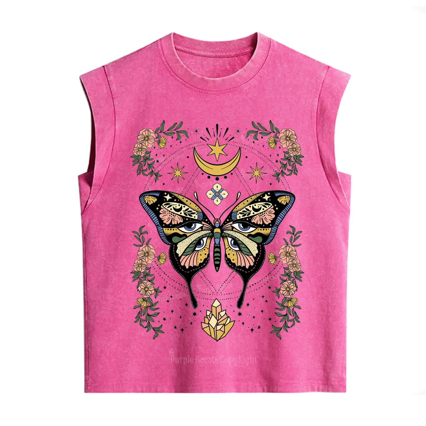 Purplehecate I Am Opening Vintage Washed Tank