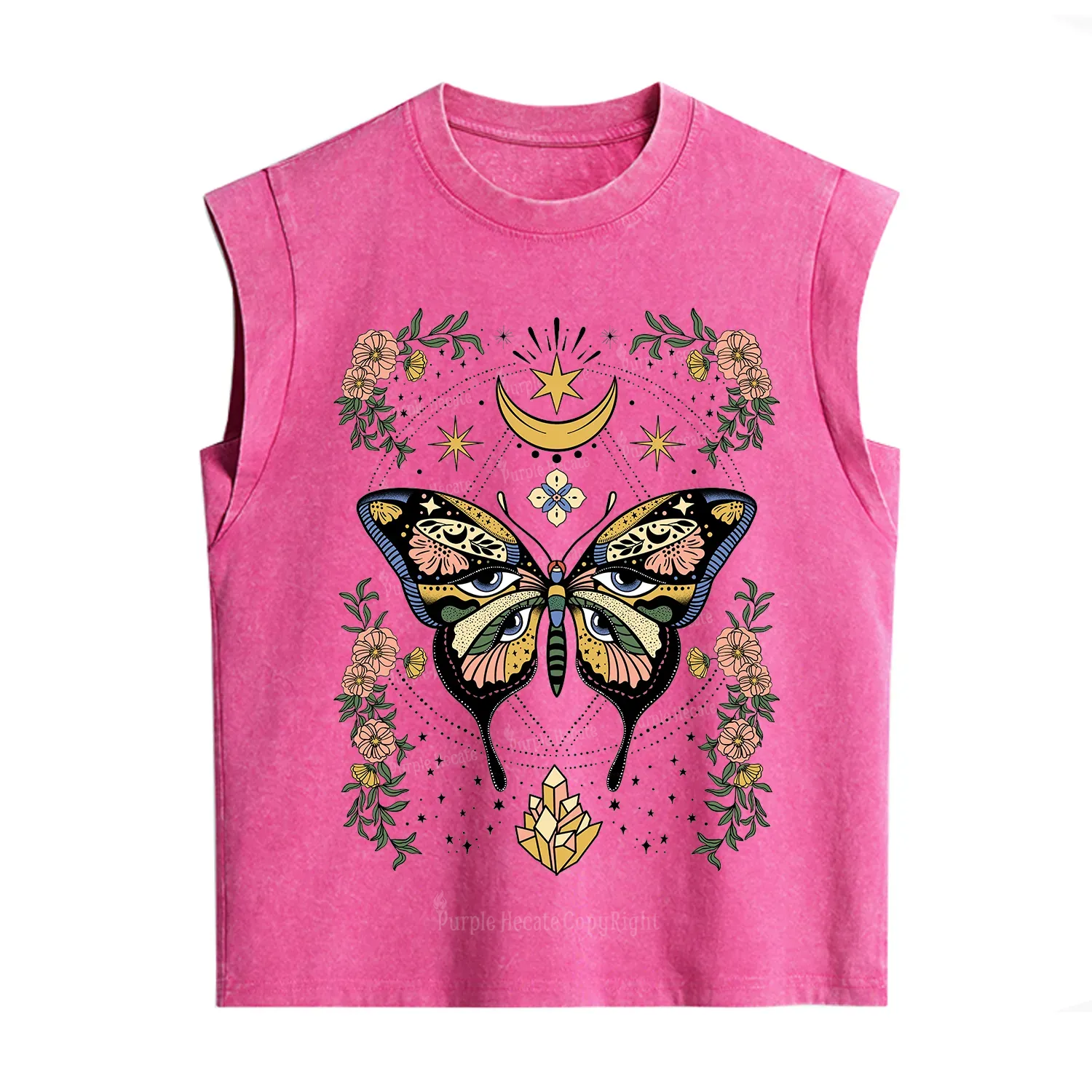 Purplehecate I Am Opening Vintage Washed Tank
