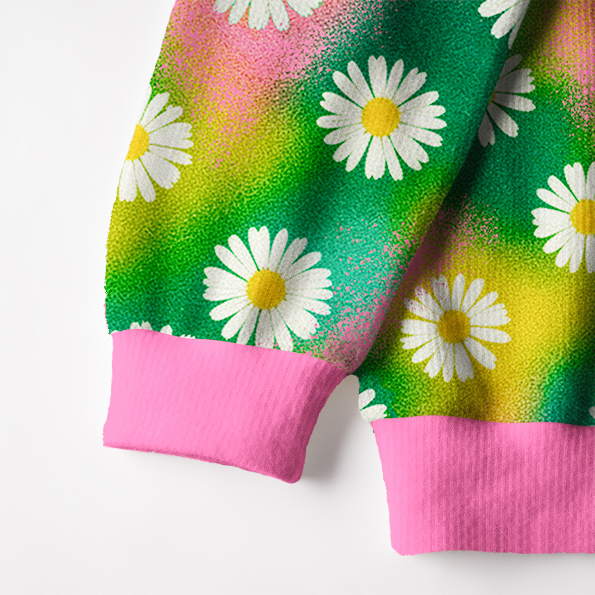 Purplehecate Enchanted Daisy Spring Romance Fuzzy Ugly Sweatshirt