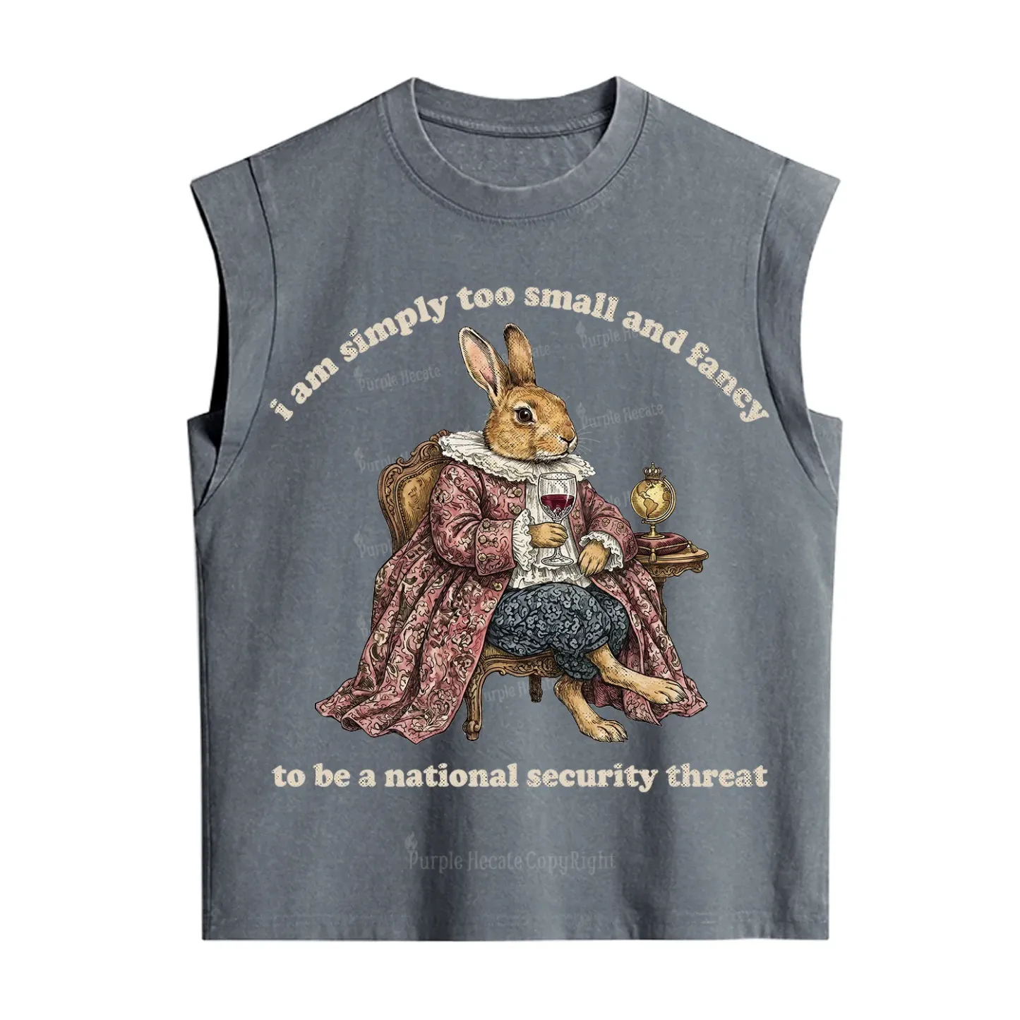 Purplehecate Too Small and Fancy Vintage Washed Tank