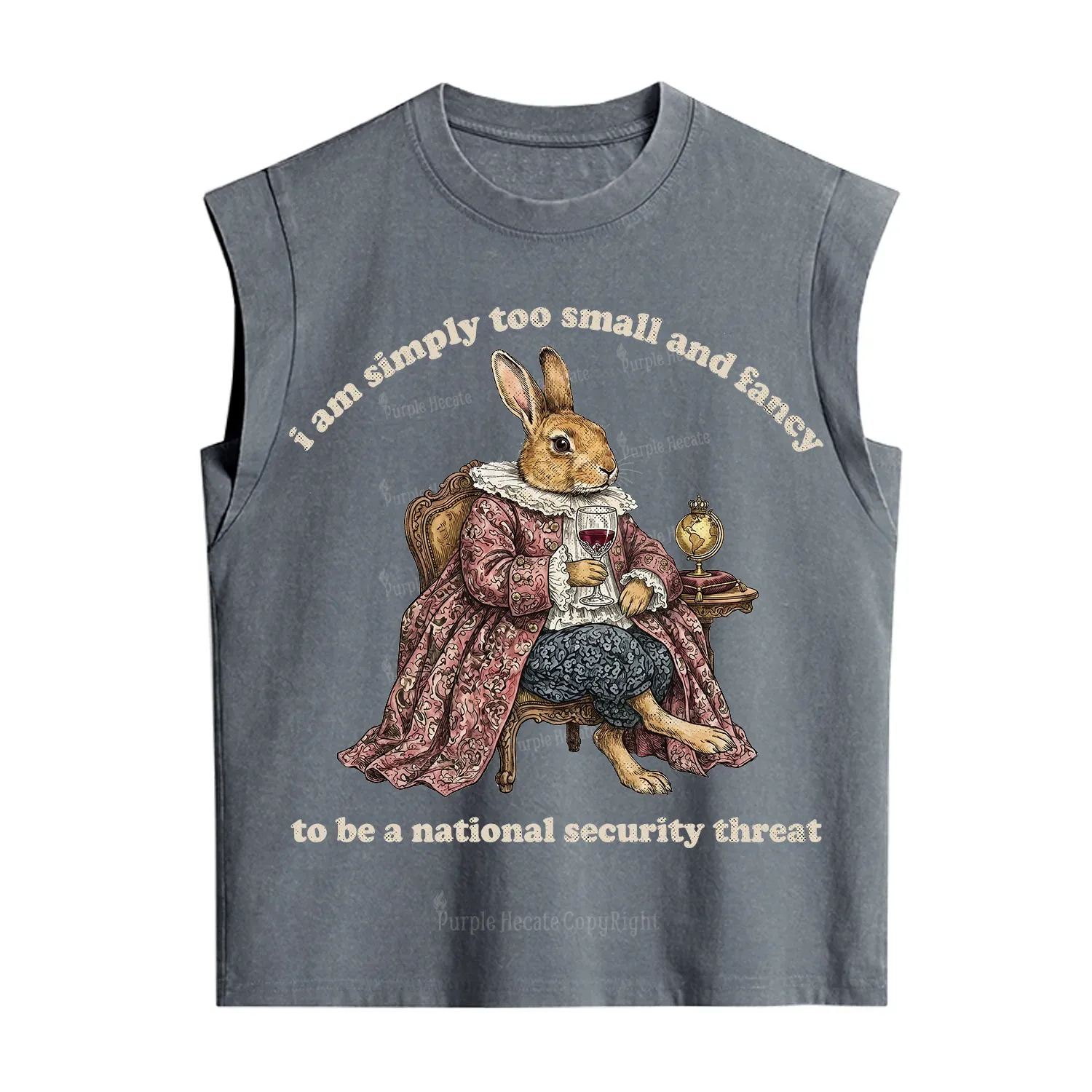 Purplehecate Too Small and Fancy Vintage Washed Tank