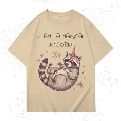 Purplehecate I Am A Magical Unicorn Raccoon T-Shirt